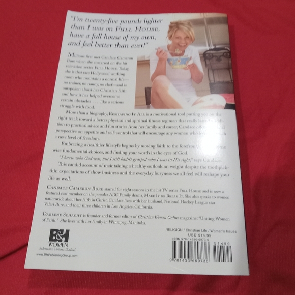 Signed Candace Cameron Bure Book Reshaping It All Hardback - Picture 4 of 4